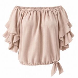 Msk Women's Cream Skirt